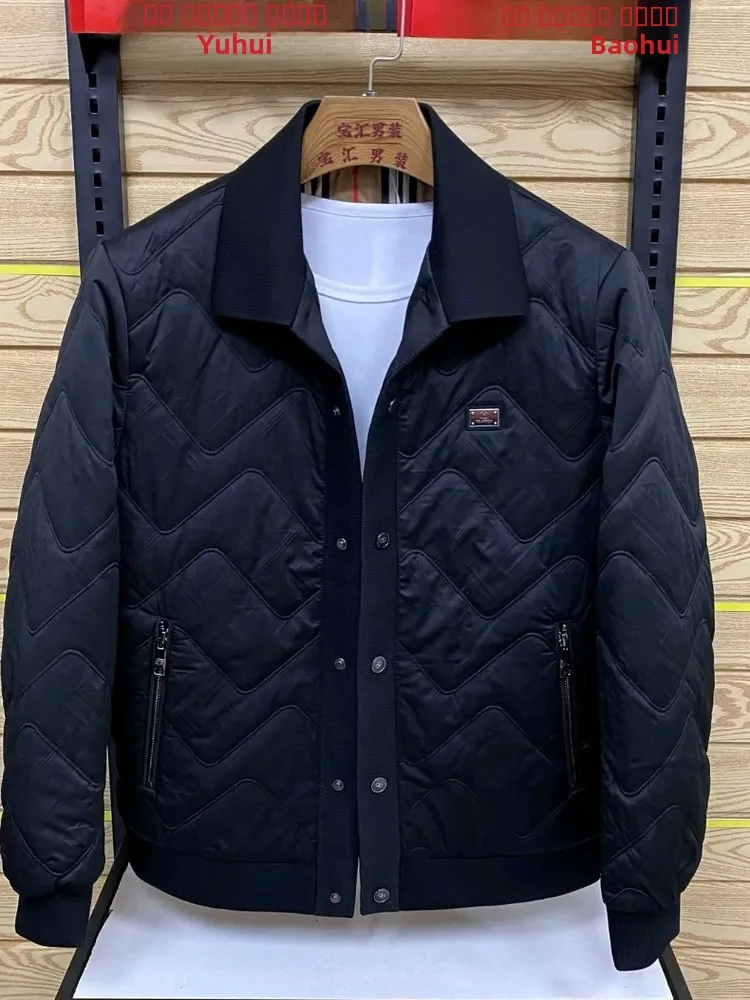 Autumn Winter Men's New Faionable Cotton Jaet Collar Coat Lightweight Luxury Versatile Haome Personali Stand Fit
Autumn Winter Men's New Faionable Cotton Jaet Collar Coat Lightweight Luxury Versatile Haome Personali Stand Fit