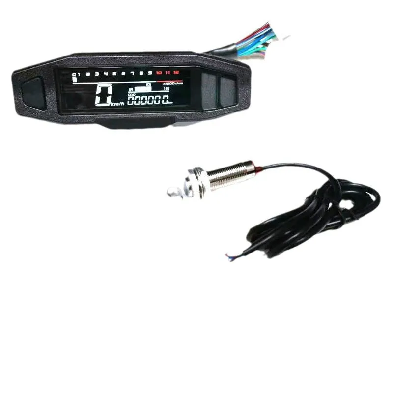 Modified mini high definition LCD speedometer speed oil meter carburetor EFI adjustable
Modified mini high definition LCD speedometer speed oil meter carburetor EFI adjustable