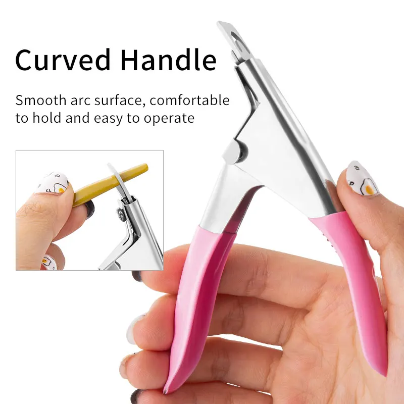 Transparent Fake Nail Trimmer Straight Edge Cutter for Acrylic/Tip Nails Stainless Steel Manicure Tool with Ergonomic Design
Transparent Fake Nail Trimmer Straight Edge Cutter for Acrylic/Tip Nails Stainless Steel Manicure Tool with Ergonomic Design