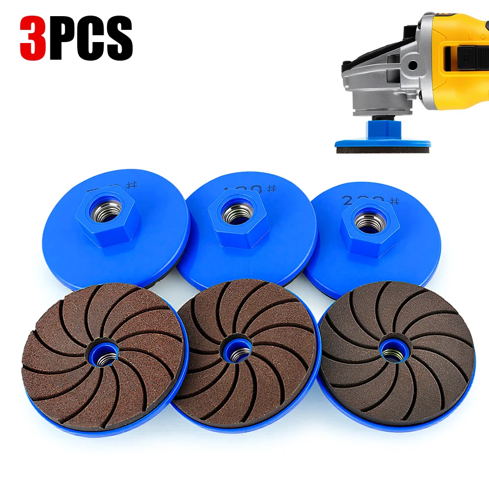 LOZLIN 3-Inch Grinding Wheel Set for Angle Grinder (M14) Metal Rust Removal Concrete Tile Marble - Includes 50, 100, 200# Grit
LOZLIN 3-Inch Grinding Wheel Set for Angle Grinder (M14) Metal Rust Removal Concrete Tile Marble - Includes 50, 100, 200# Grit