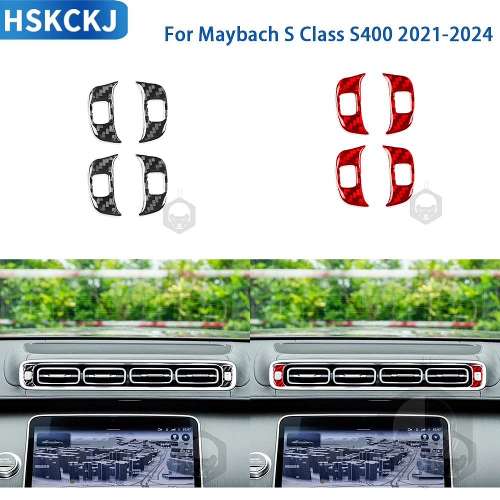 For Maybach S Class S400 2021-2024 Accessories Real Soft Carbon Fiber Interior Air Vent Outlet Button Cover Trim Sticker
For Maybach S Class S400 2021-2024 Accessories Real Soft Carbon Fiber Interior Air Vent Outlet Button Cover Trim Sticker
