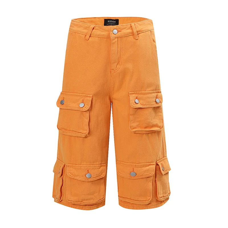 Hi Street Techwear Cargo Jeans Short Multi Pockets Vintage Streetwear Denim Shorts For Male Patchwork
Hi Street Techwear Cargo Jeans Short Multi Pockets Vintage Streetwear Denim Shorts For Male Patchwork