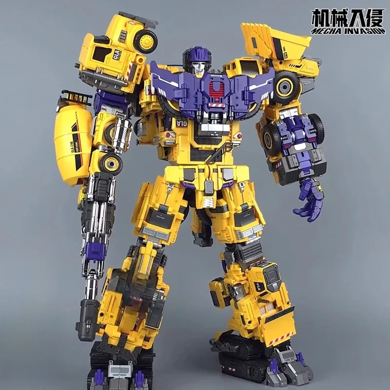 Mecha Invasion Devastator Giant Legacy Gla01-06 Mixing Truck Forklift Engineering Vehicle Deformation Toy Combination Set of 6
Mecha Invasion Devastator Giant Legacy Gla01-06 Mixing Truck Forklift Engineering Vehicle Deformation Toy Combination Set of 6