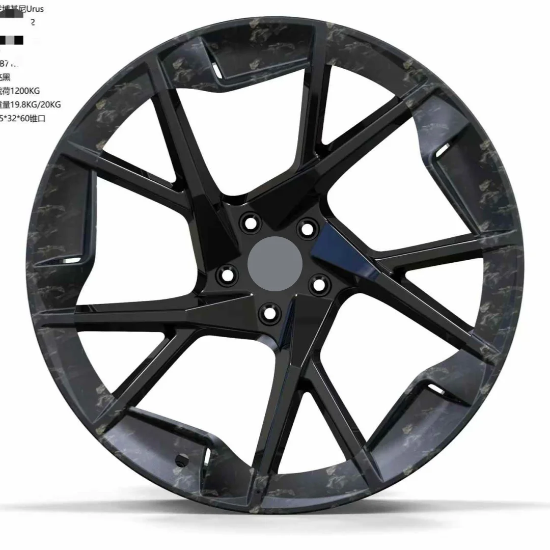 Customized 1-piece Carbon Fiber Decorative Plate Alloy Wheel Hub, Using a New Aluminum Forging Structure of 18-24 Inches
Customized 1-piece Carbon Fiber Decorative Plate Alloy Wheel Hub, Using a New Aluminum Forging Structure of 18-24 Inches