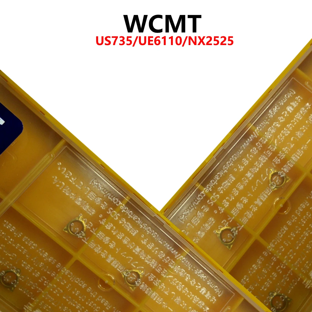 Carbide Inserts For Tools Holder Blades WCMT Original WCMT020102 WCMT020104 WCMT040204 WCMT06T304 WCMT06T308 US735 UE6110 NX2525
Carbide Inserts For Tools Holder Blades WCMT Original WCMT020102 WCMT020104 WCMT040204 WCMT06T304 WCMT06T308 US735 UE6110 NX2525