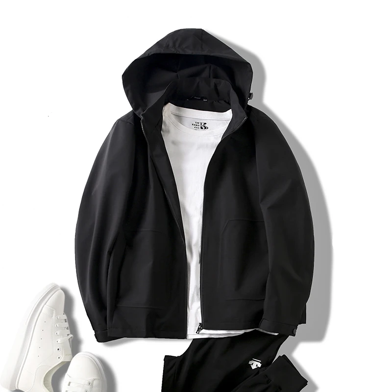 Waterproof Windproof Men's Faionable Loose Hoodie Jaet Spring Autumn New Sle Busin Casual Polyester Fabric Zipper Cl...
Waterproof Windproof Men's Faionable Loose Hoodie Jaet Spring Autumn New Sle Busin Casual Polyester Fabric Zipper Cl...