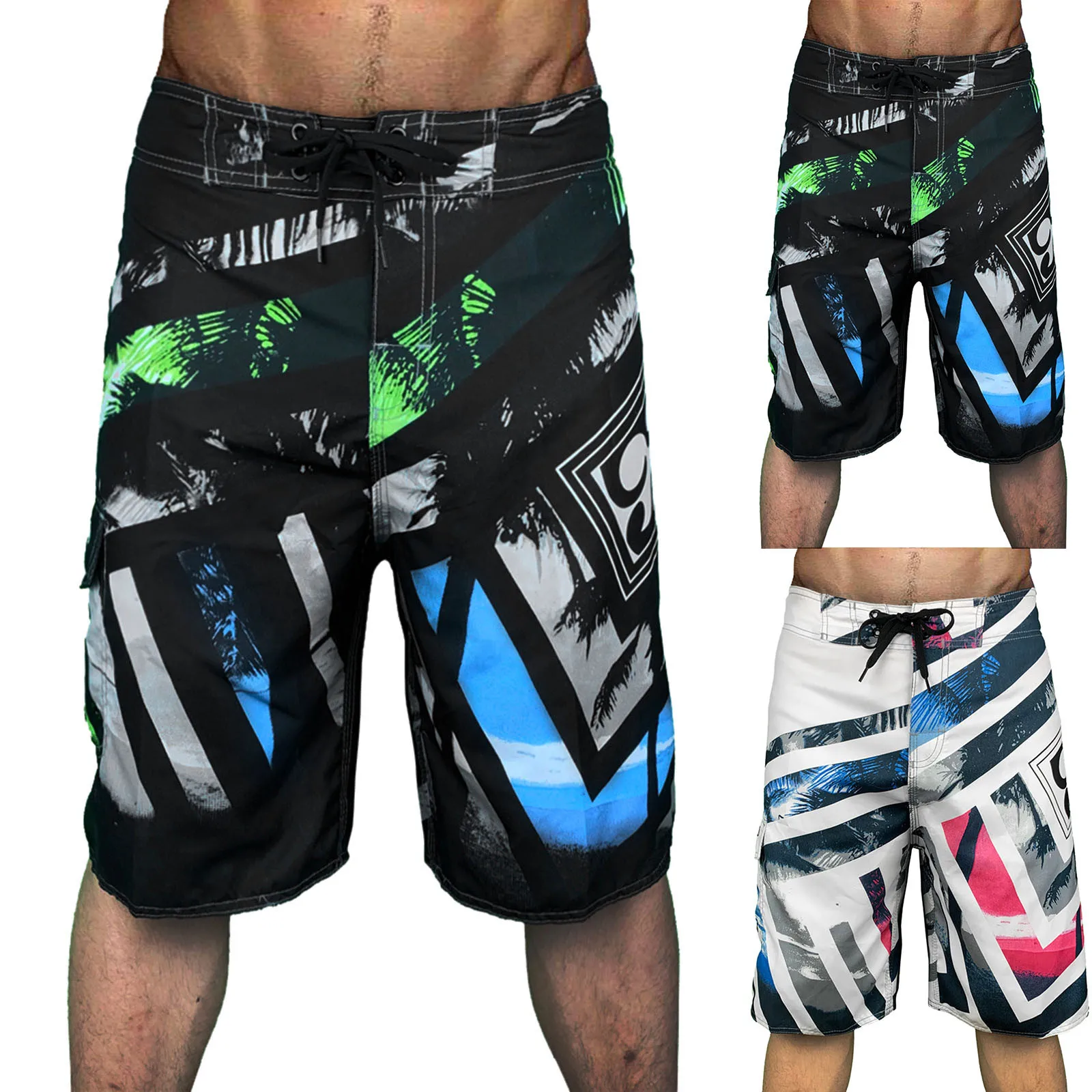 Summer Casual Sports Five-point Shorts Loose Quick-drying Beach Pants Men Striped Camouflage Fiber Men's Shorts
Summer Casual Sports Five-point Shorts Loose Quick-drying Beach Pants Men Striped Camouflage Fiber Men's Shorts