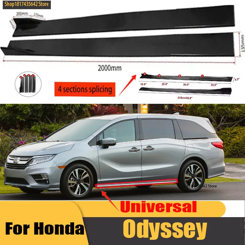 Universal Car Side Skirt 8 Pcs 2.2m Winglet Splitters Lip Side Spoiler For Honda Odyssey Prologue Ridgeline
Universal Car Side Skirt 8 Pcs 2.2m Winglet Splitters Lip Side Spoiler For Honda Odyssey Prologue Ridgeline