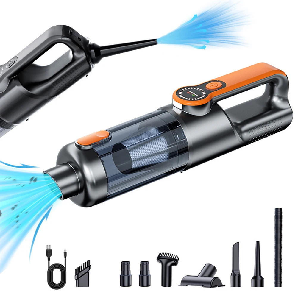 17000PA Car Vacuum Cleaner Rechargeable Handheld Vacuum Portable Cordless Compressed Air Duster for Car Home Office Pet
17000PA Car Vacuum Cleaner Rechargeable Handheld Vacuum Portable Cordless Compressed Air Duster for Car Home Office Pet