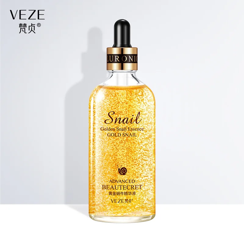 24K Gold Snail Anti Wrinkle Aging Essence Liquid Moisturizing Lifting Firming Skin Hyaluronic Acid Serum for Facial Care 100ml
24K Gold Snail Anti Wrinkle Aging Essence Liquid Moisturizing Lifting Firming Skin Hyaluronic Acid Serum for Facial Care 100ml