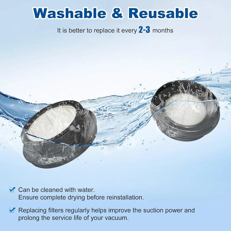 【GRATEFUL】8PCS HEPA Filter Replacements For Sunsare X7A-US Cordless Stick Vacuum Cleaner Accessory
【GRATEFUL】8PCS HEPA Filter Replacements For Sunsare X7A-US Cordless Stick Vacuum Cleaner Accessory