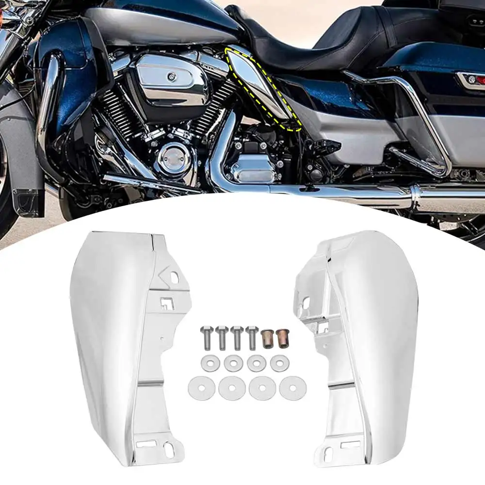 1 Set Mid-Frame Air Deflectors Heat Shield Fits For Harley Davidson Touring Street Glide Road Glide 2023-2026 Abs Plastic Chrome
1 Set Mid-Frame Air Deflectors Heat Shield Fits For Harley Davidson Touring Street Glide Road Glide 2023-2026 Abs Plastic Chrome