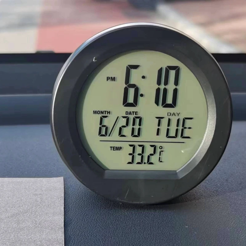 Solar Car Thermometer Calendar Automatic Backlight Smart Dual Power Vehicle Truck Indoor Desktop Clock 0-50C Tempeature Monitor
Solar Car Thermometer Calendar Automatic Backlight Smart Dual Power Vehicle Truck Indoor Desktop Clock 0-50C Tempeature Monitor