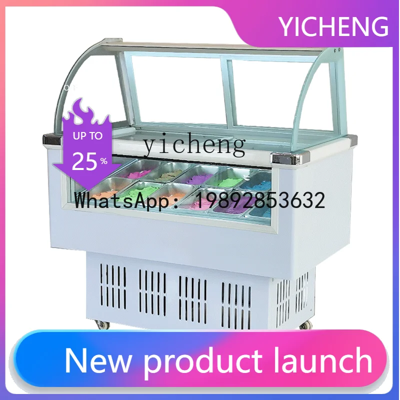ZSG Commercial Ice Cream Machine Display Cabinet Thickness Cut Fried Yogurt Freezing Display Cabinet Cabinet Freezer
ZSG Commercial Ice Cream Machine Display Cabinet Thickness Cut Fried Yogurt Freezing Display Cabinet Cabinet Freezer