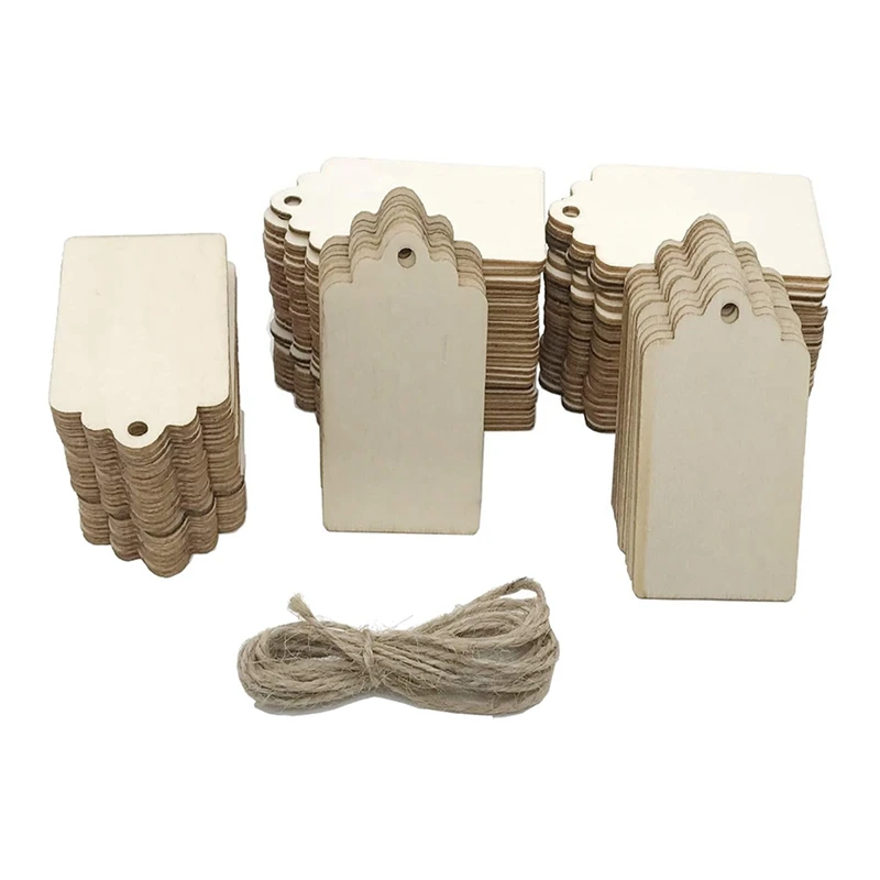 200 Pcs Wood Tag, 2.7 X 1.5 Inch Unfinished Wooden Tags With Hole,For Hanging & Wedding Decor,Craft Projects
200 Pcs Wood Tag, 2.7 X 1.5 Inch Unfinished Wooden Tags With Hole,For Hanging & Wedding Decor,Craft Projects
