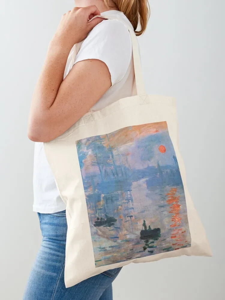 Impression, Sunrise 1872 Monet Tote Bag reusable grocery bags tote bag men's Handbags women Women's shopping bag
Impression, Sunrise 1872 Monet Tote Bag reusable grocery bags tote bag men's Handbags women Women's shopping bag