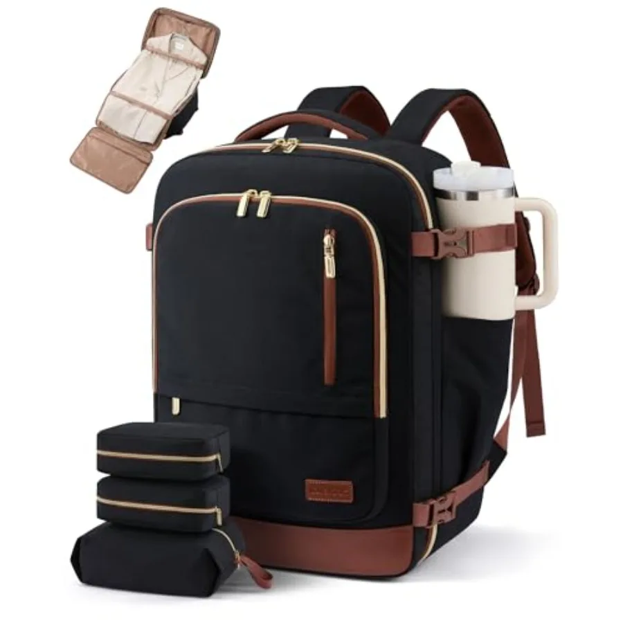 50L Travel Backpack for Women Men with Garment Bag Airline Approved Carry on Luggage Travel Essentials with 3 Packing Cubes TSA
50L Travel Backpack for Women Men with Garment Bag Airline Approved Carry on Luggage Travel Essentials with 3 Packing Cubes TSA