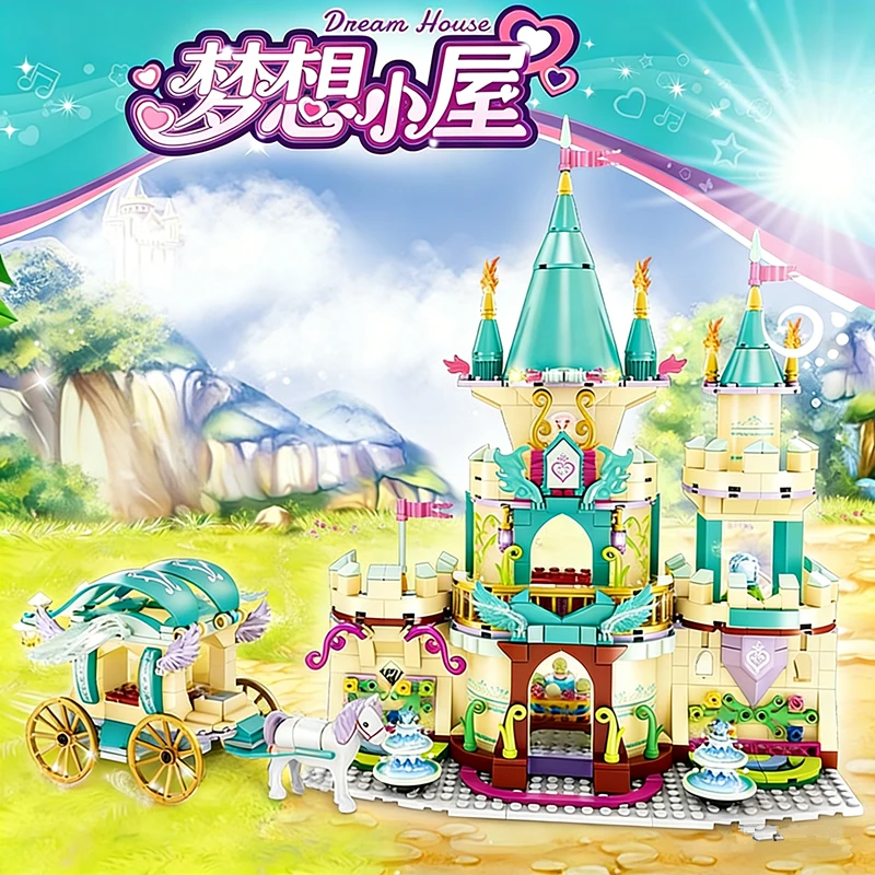 Princess Dream Castle Building Set, Fantasy Dollhouse Toy for Girls, Creative DIY Birthday Gift and Room Decor
Princess Dream Castle Building Set, Fantasy Dollhouse Toy for Girls, Creative DIY Birthday Gift and Room Decor