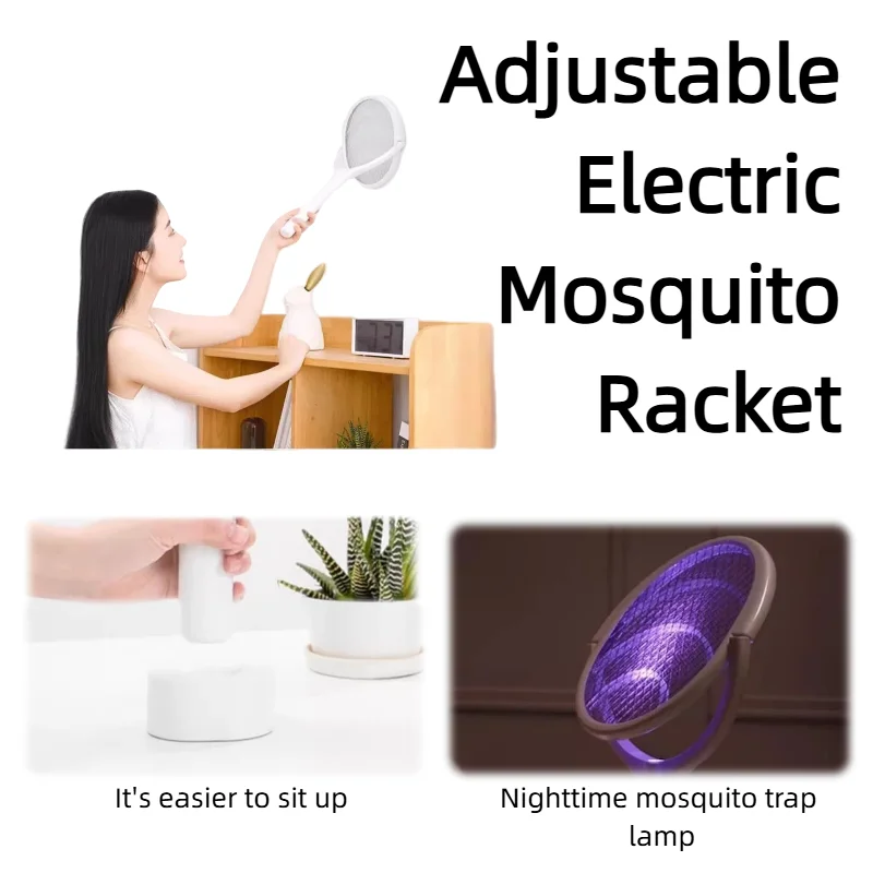 Wall-Mountable Mosquito Killer Lamp USB Rechargeable Bug Zapper - Adjustable Angle Indoor/Outdoor Use Electric Insect Trap
Wall-Mountable Mosquito Killer Lamp USB Rechargeable Bug Zapper - Adjustable Angle Indoor/Outdoor Use Electric Insect Trap