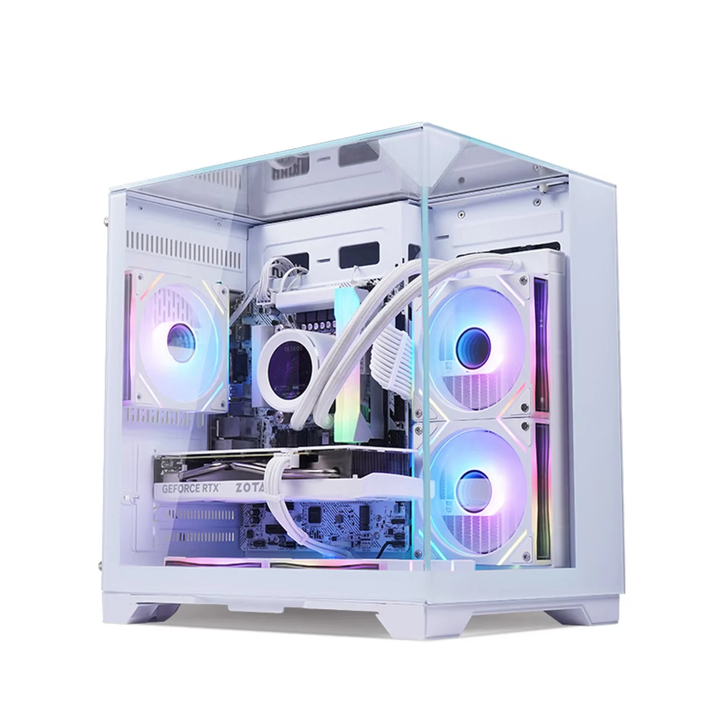 WJCOOLMAN Skyline S1 Panoramic view Side view Sea-view apartment Computer case M-ATX case Support 240 Water Cooling
WJCOOLMAN Skyline S1 Panoramic view Side view Sea-view apartment Computer case M-ATX case Support 240 Water Cooling