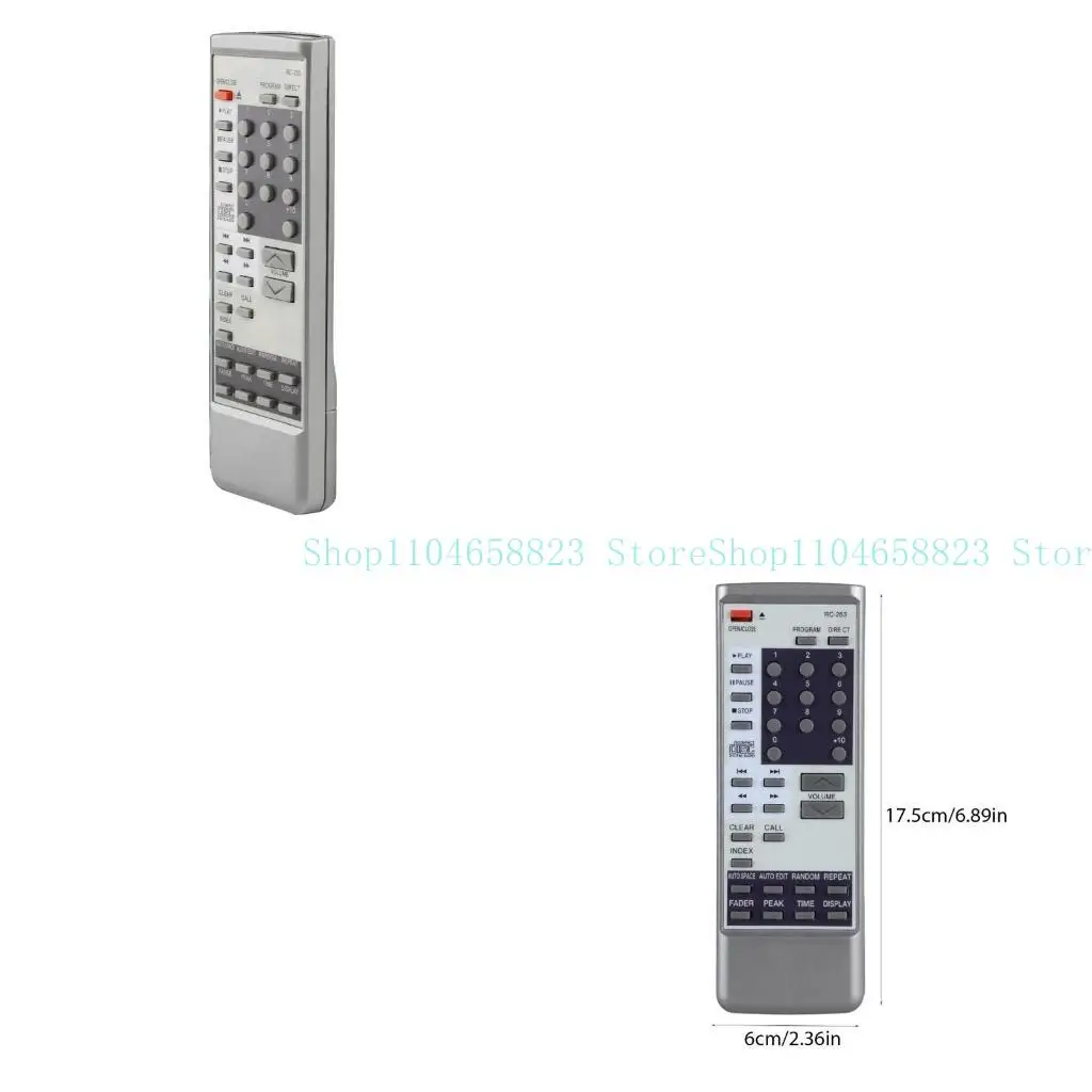 652F RC253 Remote Control for DCD2800 1015CD DCD7.5 S DCD790 Media Player Accessory
652F RC253 Remote Control for DCD2800 1015CD DCD7.5 S DCD790 Media Player Accessory