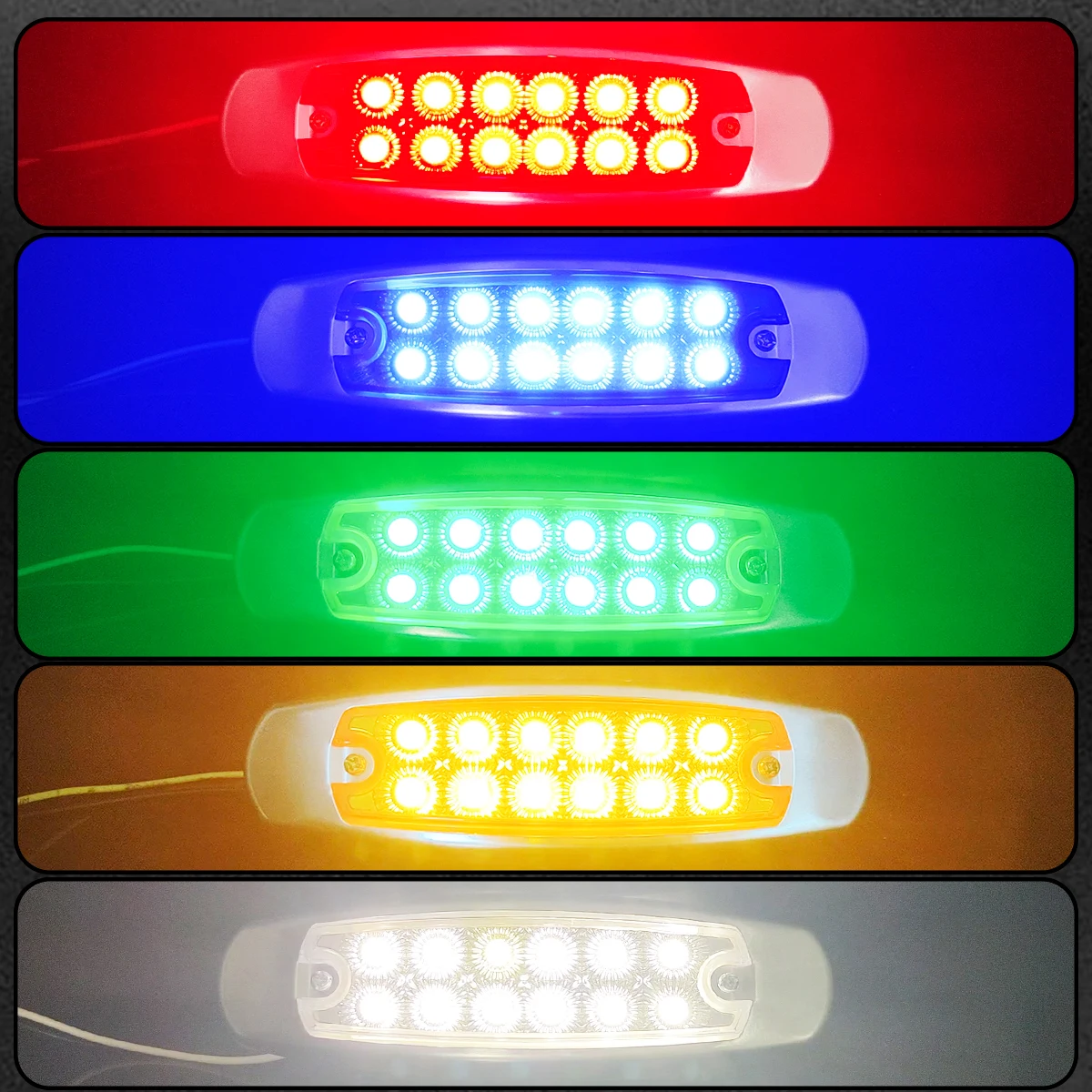 2 Pieces High Bright LED Side Light 12V/24V White/Orange/Red/Blue/Green For Lorry/Truck/Pick up Long Life Span Easy Installation
2 Pieces High Bright LED Side Light 12V/24V White/Orange/Red/Blue/Green For Lorry/Truck/Pick up Long Life Span Easy Installation