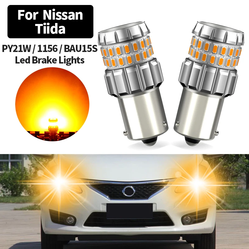 2 шт. 1156 PY21W BAU15S оранжевый Canbus без гипервспышки для Nissan Tiida (C11)2007-2012, светодиодный указатель поворота, янтарная автомобильная лампа без ошибок
2 шт. 1156 PY21W BAU15S оранжевый Canbus без гипервспышки для Nissan Tiida (C11)2007-2012, светодиодный указатель поворота, янтарная автомобильная лампа без ошибок