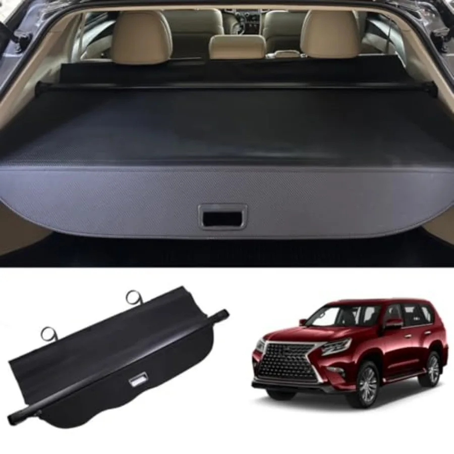 Retractable Cargo Cover Compatible with Lexus GX 460 Rear Privacy Screen Car Storage Trunk Luggage Tonneau Security Shade Prote
Retractable Cargo Cover Compatible with Lexus GX 460 Rear Privacy Screen Car Storage Trunk Luggage Tonneau Security Shade Prote