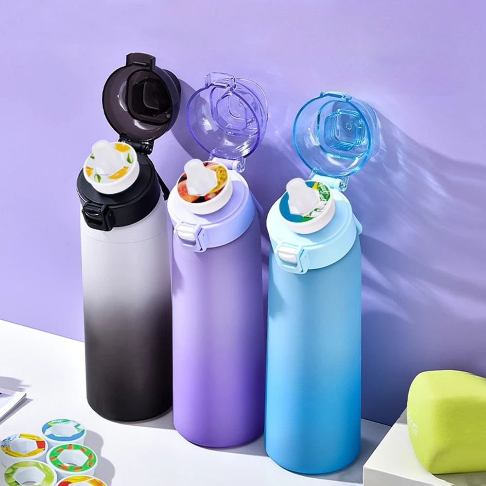 1PC Tritan Flavored Scent Water Bottle 23oz 700ml Large Capacity Water Bottle for Hiking Leakproof Drinking Cup for Gym Fitness
1PC Tritan Flavored Scent Water Bottle 23oz 700ml Large Capacity Water Bottle for Hiking Leakproof Drinking Cup for Gym Fitness