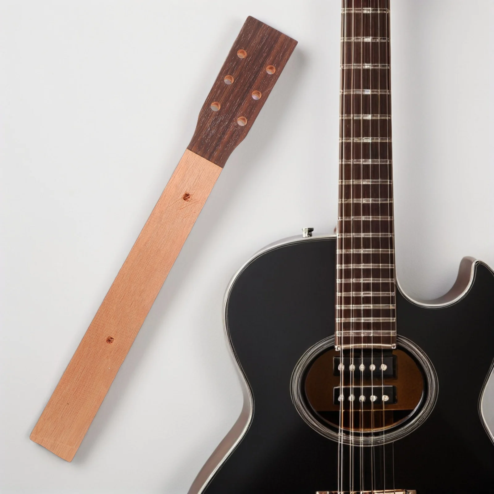 Guitar Neck and Handle DIY Kit Acoustic Crafting Electric Installation Wood Building Replacement
Guitar Neck and Handle DIY Kit Acoustic Crafting Electric Installation Wood Building Replacement