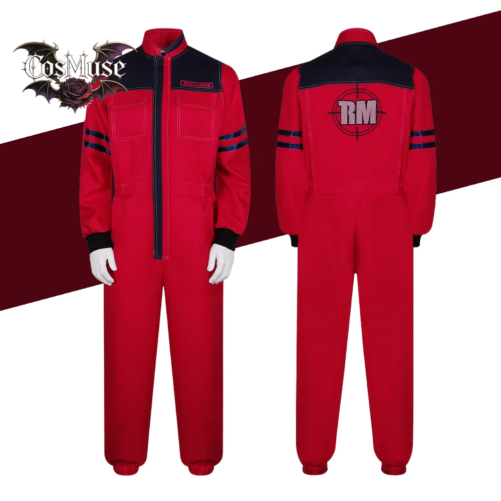 The Running Man Red Jumpsuit Overalls Cosplay Costume Movie Character Halloween Party Performance Clothing for Adult
The Running Man Red Jumpsuit Overalls Cosplay Costume Movie Character Halloween Party Performance Clothing for Adult
