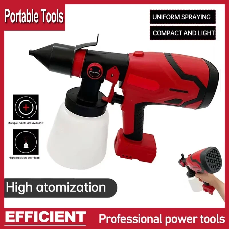 Подходит для Milwaukee 800 мл, беспроводной электрический пистолет-распылитель, мощный распылитель краски, портативный автомобильный мебельный стальной аэрограф с покрытием для 18 В
Подходит для Milwaukee 800 мл, беспроводной электрический пистолет-распылитель, мощный распылитель краски, портативный автомобильный мебельный стальной аэрограф с покрытием для 18 В