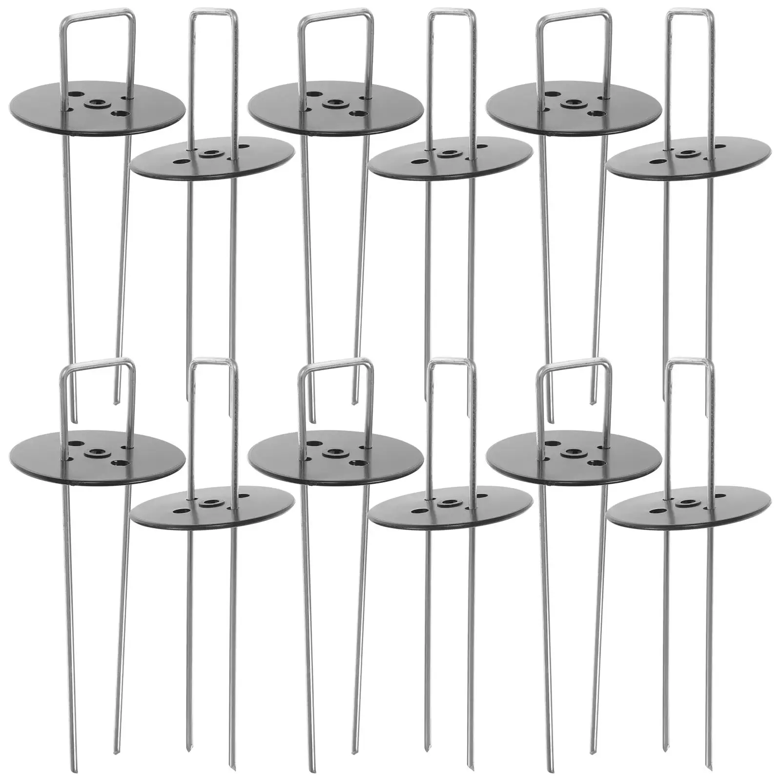 20 Sets U shaped Galvanized Steel Garden Stakes Lawn Fastening Nails Reusable Ground Pegs Tent Accessories Camping Hiking
20 Sets U shaped Galvanized Steel Garden Stakes Lawn Fastening Nails Reusable Ground Pegs Tent Accessories Camping Hiking