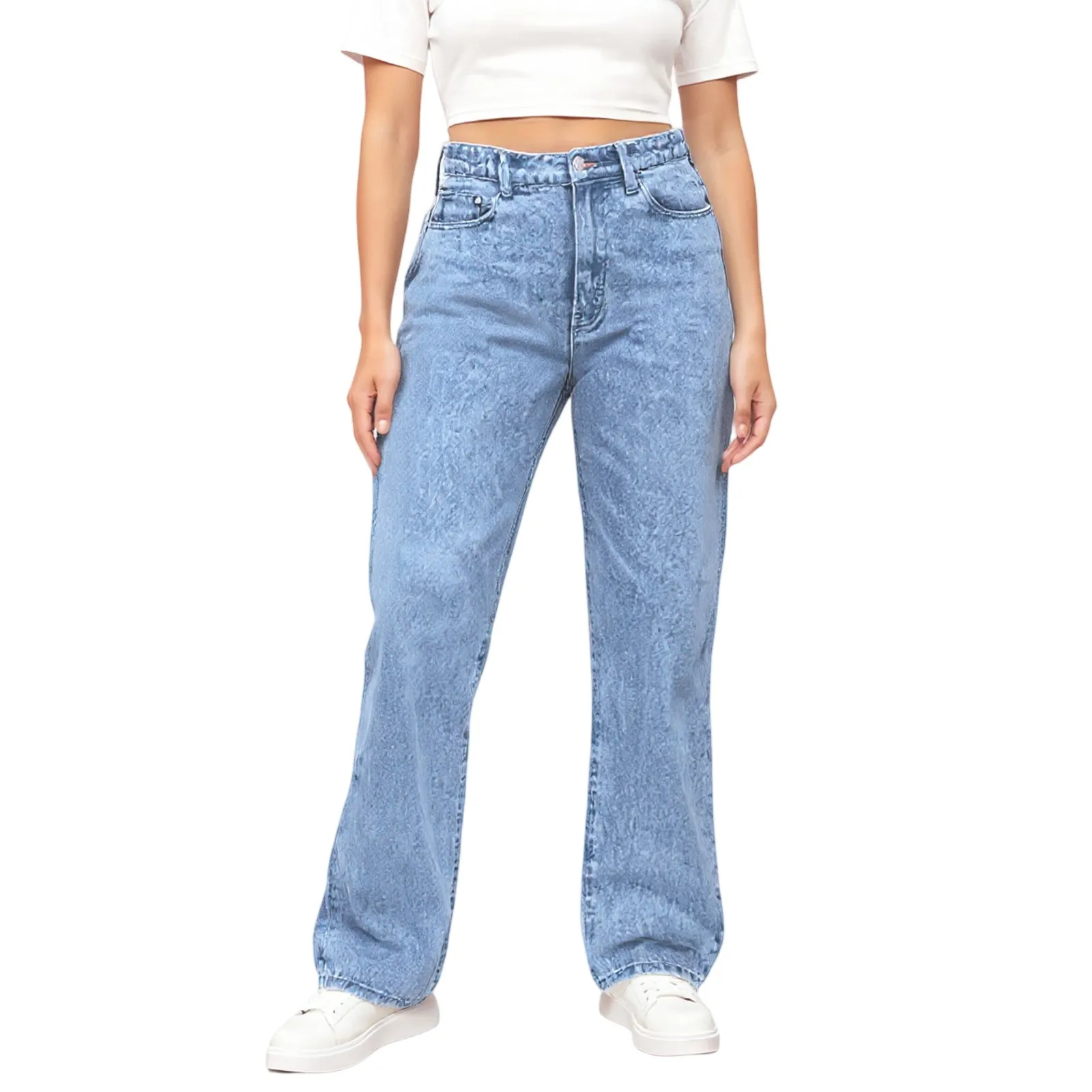 New Straight High Waist Jeans Women Leg Pockets Basics Ankle Length Pants Y2k Denim Trousers Vintage Blue Washed Jeans 2025
New Straight High Waist Jeans Women Leg Pockets Basics Ankle Length Pants Y2k Denim Trousers Vintage Blue Washed Jeans 2025