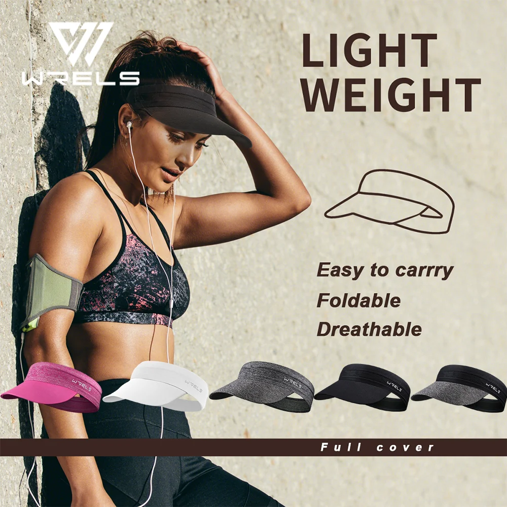 WRELS Summer Visor Cap Outdoor Sunshade Men Women Breathable Sweat Absorption Lightweight Packable Caps Hight Elastic Sports Hat
WRELS Summer Visor Cap Outdoor Sunshade Men Women Breathable Sweat Absorption Lightweight Packable Caps Hight Elastic Sports Hat