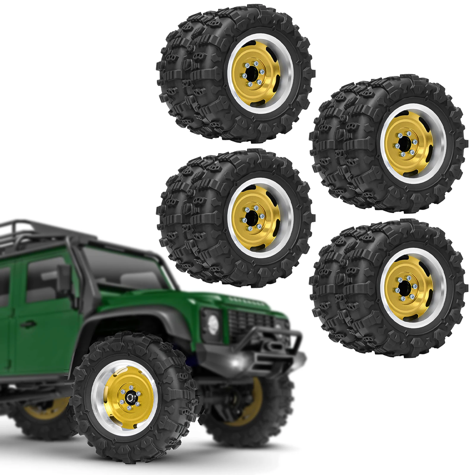 Комплект алюминиевых дисков OKHL 1.45" с двойными колесами и резиновыми шинами для радиоуправляемых моделей, высокий сцепление, защита от скольжения, для 1/18 TRX4MT Ascent-18, 1/24 SCX24 FCX24, для тюнинга
Комплект алюминиевых дисков OKHL 1.45" с двойными колесами и резиновыми шинами для радиоуправляемых моделей, высокий сцепление, защита от скольжения, для 1/18 TRX4MT Ascent-18, 1/24 SCX24 FCX24, для тюнинга