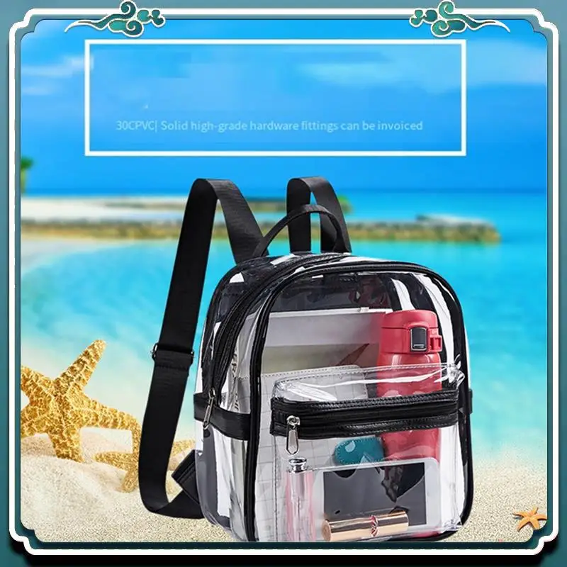 Reliable Small Backpack High Transparent Thickened 40 Silk Multifunctional Pvc Transparent Backpack Transparent Color
Reliable Small Backpack High Transparent Thickened 40 Silk Multifunctional Pvc Transparent Backpack Transparent Color