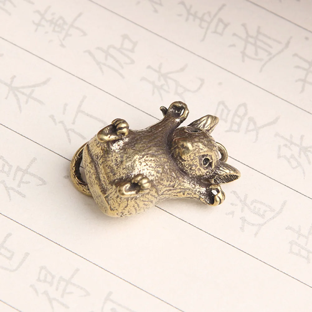 Brass Mouse Shaped Pendant Keychain Hanging Decor Lightweight Compact Durable DIY Keyring Backpack nament
Brass Mouse Shaped Pendant Keychain Hanging Decor Lightweight Compact Durable DIY Keyring Backpack nament