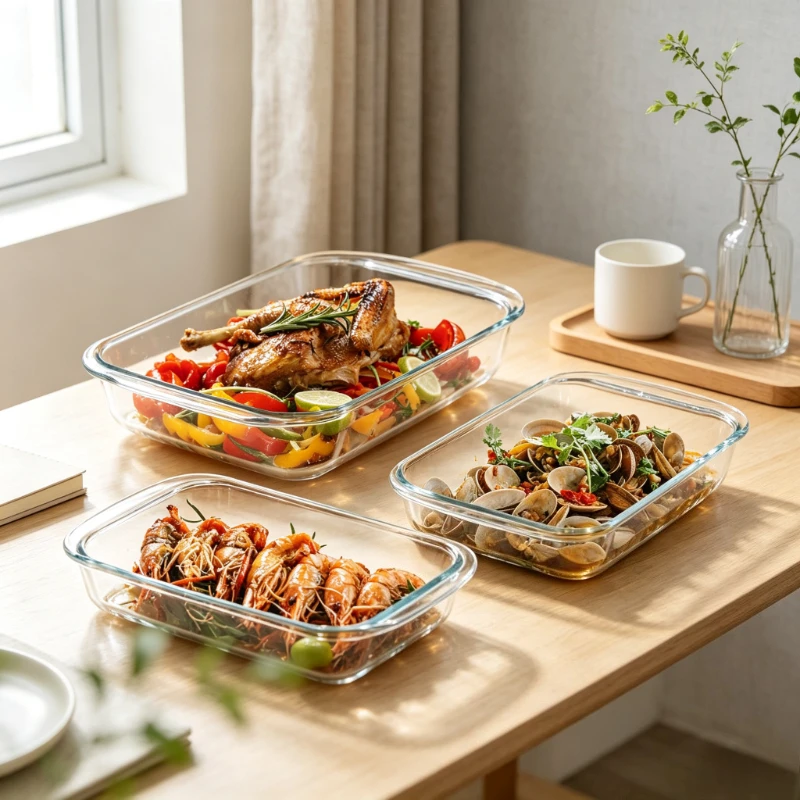 Rectangular Glass Baking Tray, Borosilicate Oven Dish for Fish & Fruit Serving, Heat-Resistant Shatter-Proof Microwave Safe
Rectangular Glass Baking Tray, Borosilicate Oven Dish for Fish & Fruit Serving, Heat-Resistant Shatter-Proof Microwave Safe