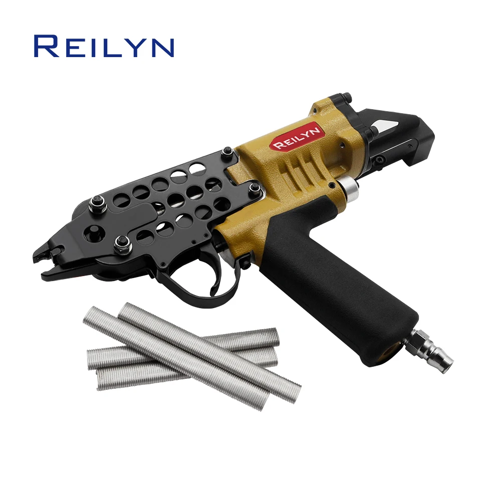 Reilyn SC7E SC760 SC7C Пневматический гвоздезабивной станок C-типа - Воздушный степлер для деревообработки мебели и оболочки крыши Станок с C-образным кольцом
Reilyn SC7E SC760 SC7C Пневматический гвоздезабивной станок C-типа - Воздушный степлер для деревообработки мебели и оболочки крыши Станок с C-образным кольцом