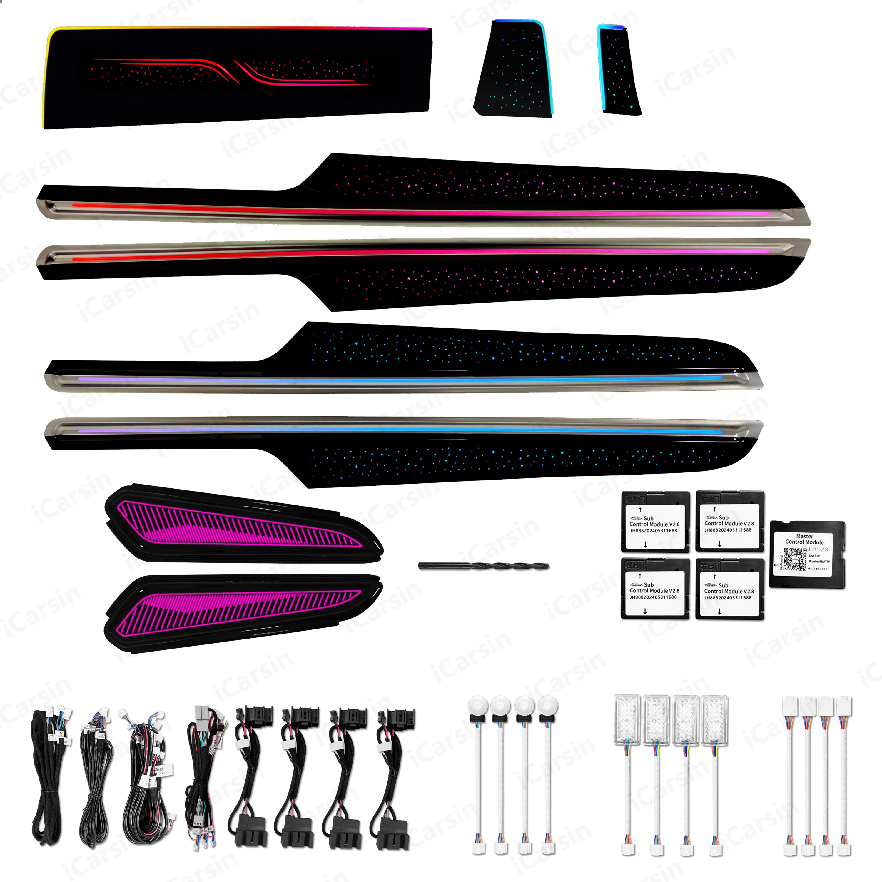 For ICarsin New Star Dynamic Ambient Light For Porsche Macan 2018+ Interior LED Lighting Upgrade Trim Panel Atmosphere Accessori
For ICarsin New Star Dynamic Ambient Light For Porsche Macan 2018+ Interior LED Lighting Upgrade Trim Panel Atmosphere Accessori