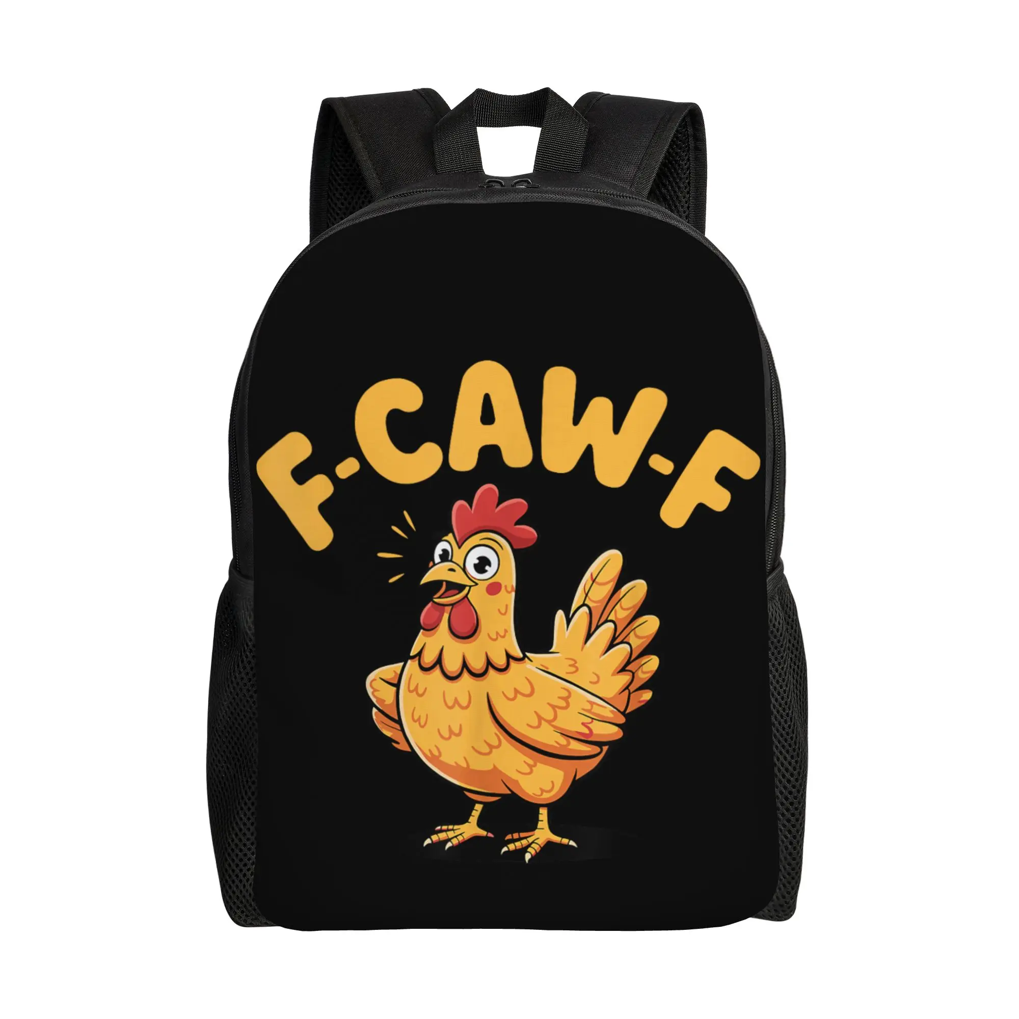 Забавный рюкзак с мемом F-Caw-F Chicken для мужчин и женщин, стильный студенческий деловой рюкзак, холщовые сумки для колледжа с темным юмором, легкие и удобные.
Забавный рюкзак с мемом F-Caw-F Chicken для мужчин и женщин, стильный студенческий деловой рюкзак, холщовые сумки для колледжа с темным юмором, легкие и удобные.