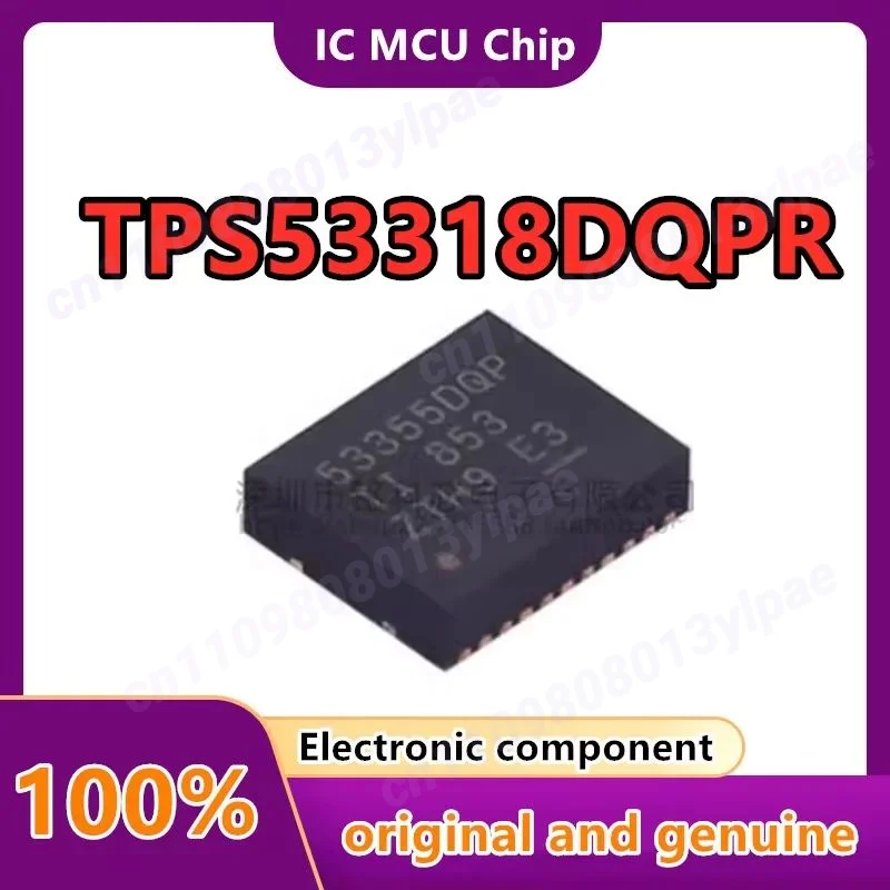 10 шт./лот TPS53318DQPR TPS53318DQP SON-22, микросхема понижающего преобразователя напряжения, новая оригинальная микросхема, в наличии
10 шт./лот TPS53318DQPR TPS53318DQP SON-22, микросхема понижающего преобразователя напряжения, новая оригинальная микросхема, в наличии