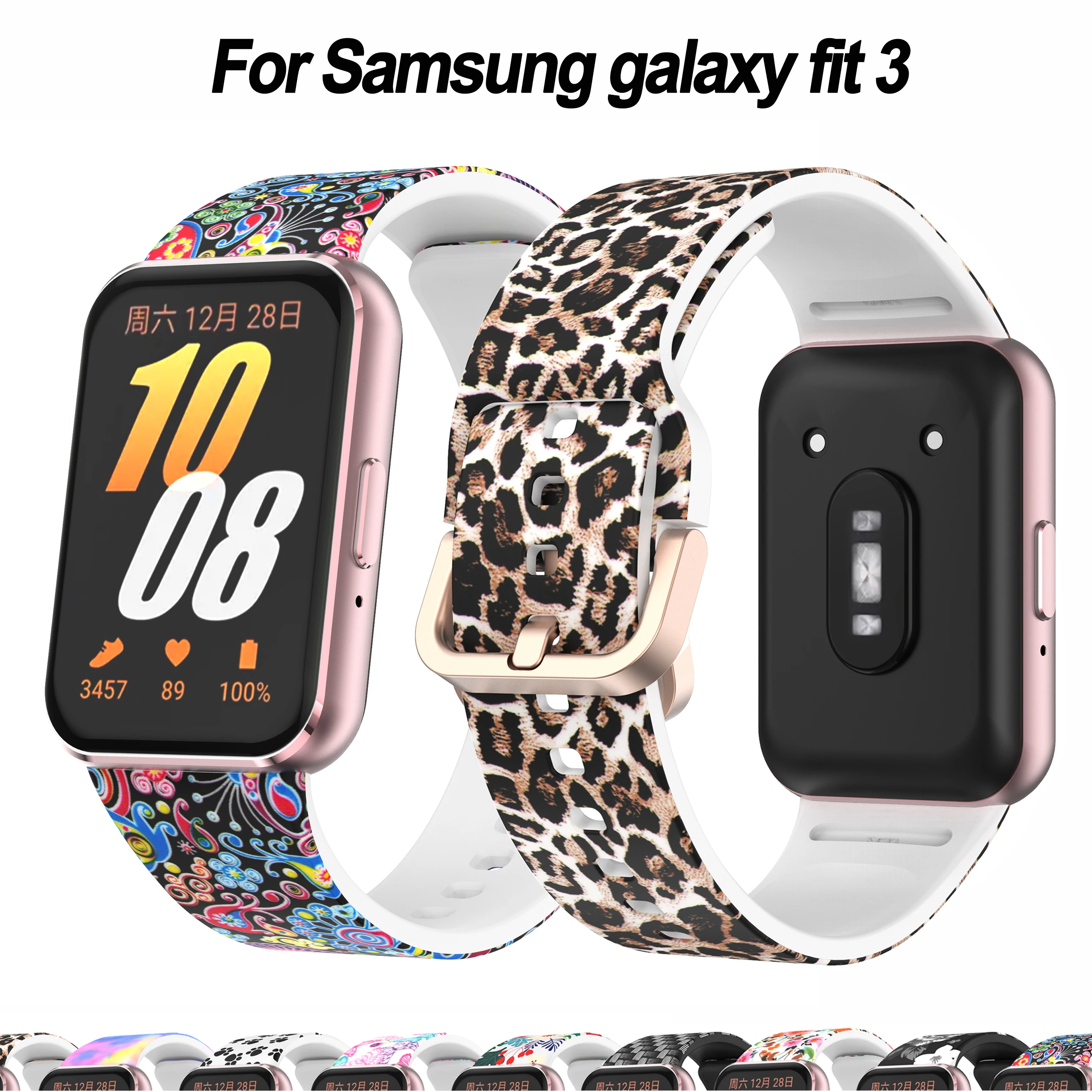 Printed Band for Samsung Galaxy Fit 3 Strap Rubber Bracelet Correa Floral Silicone SportBand Samsung Galaxy Fit3 Band
Printed Band for Samsung Galaxy Fit 3 Strap Rubber Bracelet Correa Floral Silicone SportBand Samsung Galaxy Fit3 Band