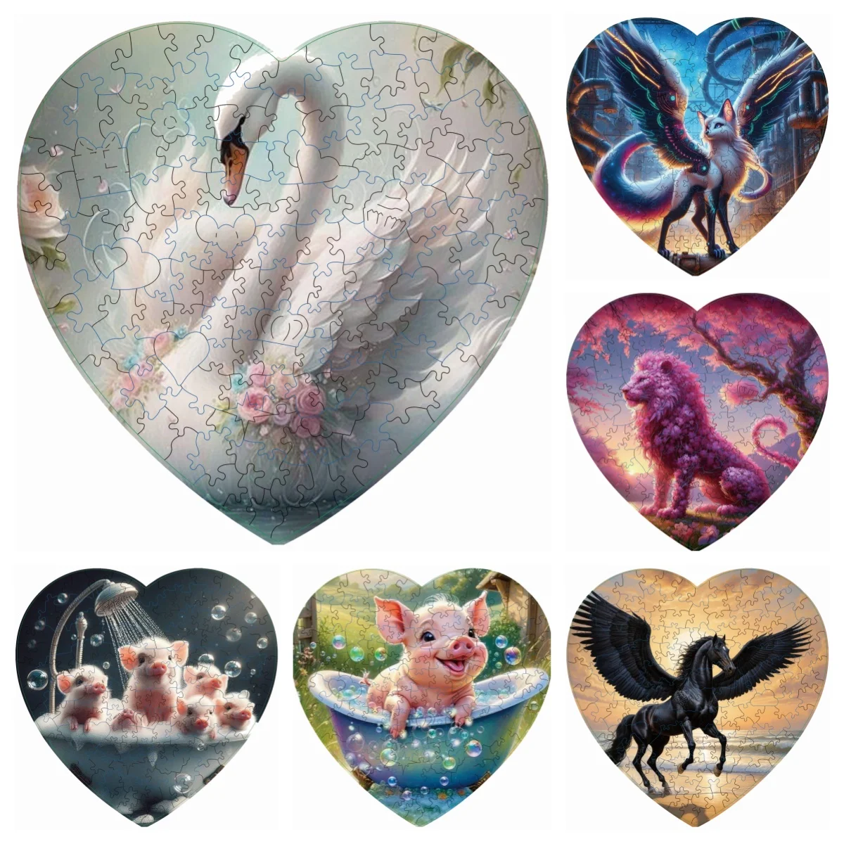 Swan Flying Horse Puzzle Concentration Training Christma Birthday Holiday Gifts Home Decor
Swan Flying Horse Puzzle Concentration Training Christma Birthday Holiday Gifts Home Decor