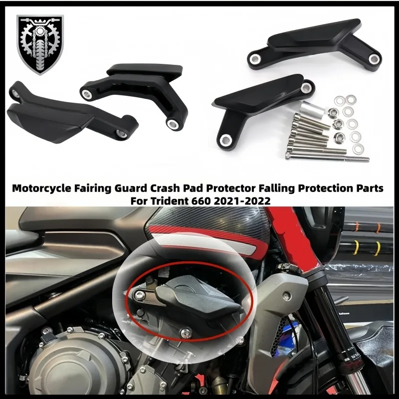 For Trident 660 2021-2022 Frame slider Crash Protector Fairing Guard Crash Pad Protection Motorcycle Accessoreis For Trident 660
For Trident 660 2021-2022 Frame slider Crash Protector Fairing Guard Crash Pad Protection Motorcycle Accessoreis For Trident 660