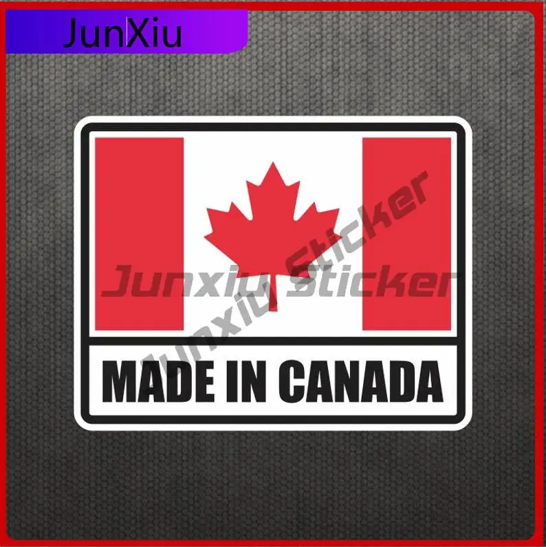 Made In Canada Sticker Vinyl Decal Canadian Maple Flag Decal Exterior Accessories Car Truck Motorcycle Bicycle Skateboard Laptop
Made In Canada Sticker Vinyl Decal Canadian Maple Flag Decal Exterior Accessories Car Truck Motorcycle Bicycle Skateboard Laptop