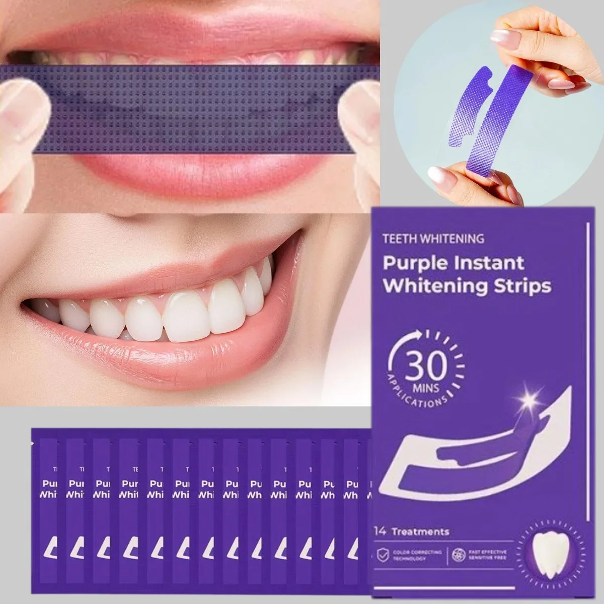 Teeth Whitening Strips Oral Hygiene Mint Fresh Breath Brighten Tooth Bleaching Lasting Oral Care Tooth Brightening Patches
Teeth Whitening Strips Oral Hygiene Mint Fresh Breath Brighten Tooth Bleaching Lasting Oral Care Tooth Brightening Patches