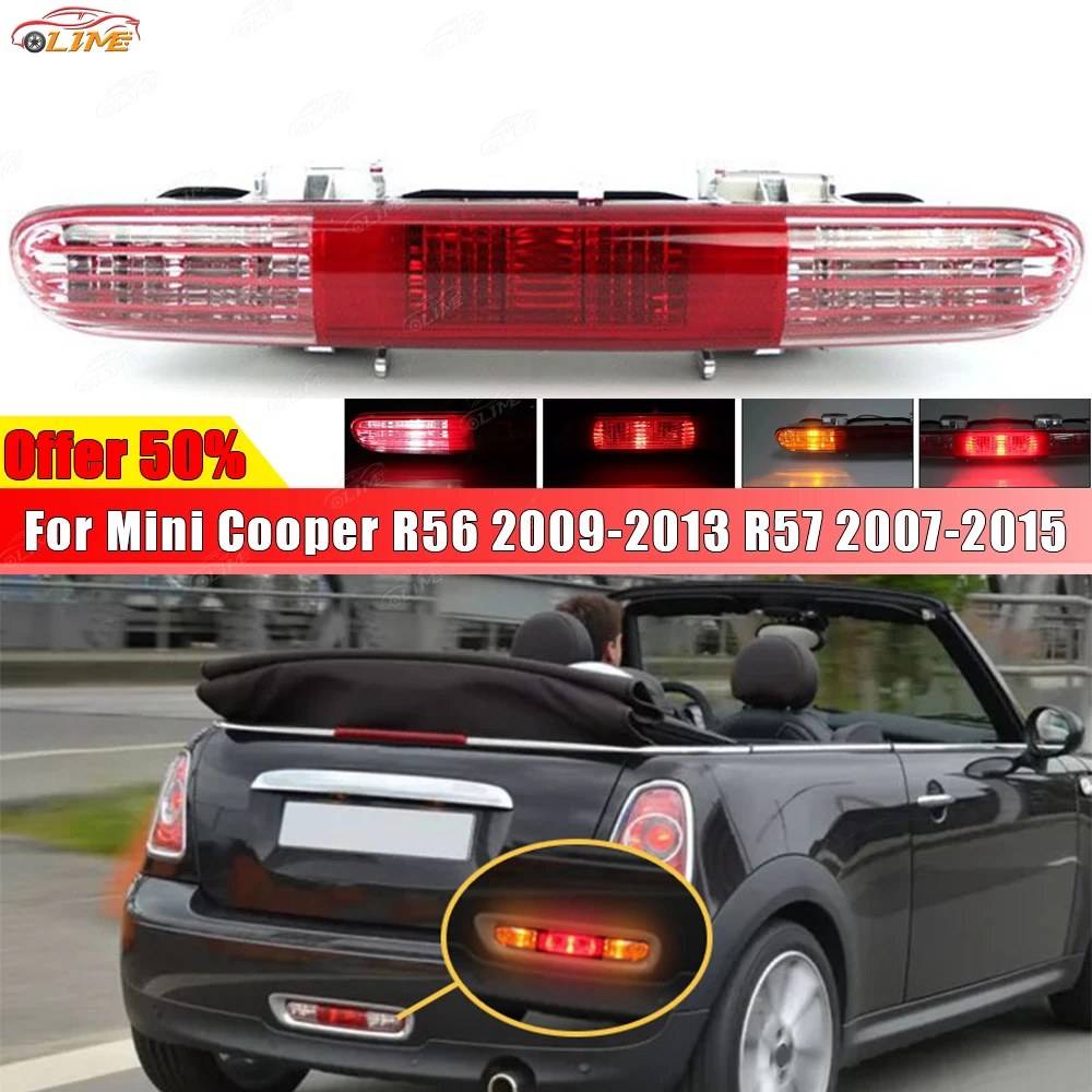 Fit For Mini Cooper R56 2009-2013 R57 2007-2015 Rear Bumper Lights Assembly Rear Lower Level Brake Light Signal light assembly
Fit For Mini Cooper R56 2009-2013 R57 2007-2015 Rear Bumper Lights Assembly Rear Lower Level Brake Light Signal light assembly