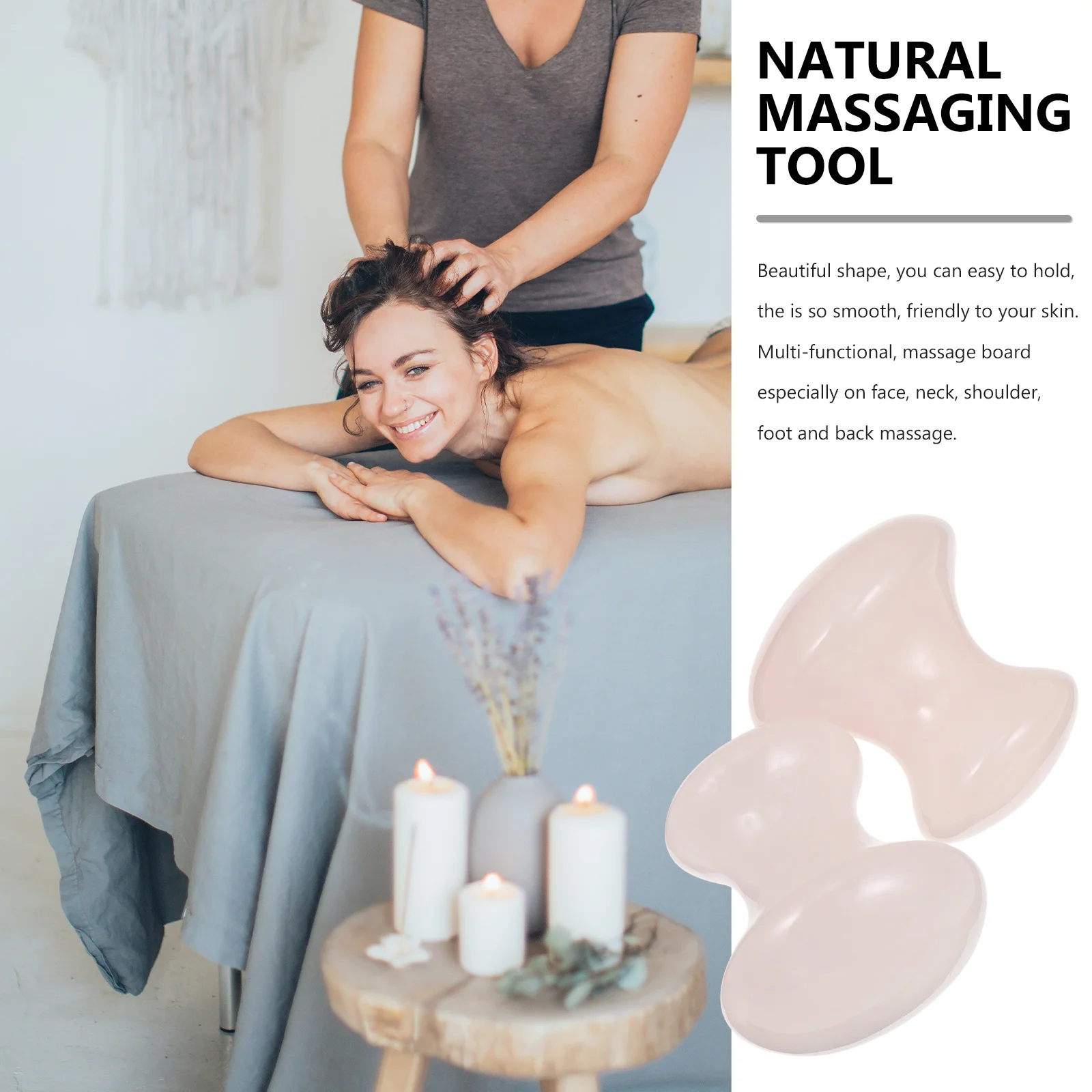 2pcs Quartz Crystal Guasha Scraping Board Smooth Mushroom Shape Massager for Face Neck Shoulder Back Tools
2pcs Quartz Crystal Guasha Scraping Board Smooth Mushroom Shape Massager for Face Neck Shoulder Back Tools
